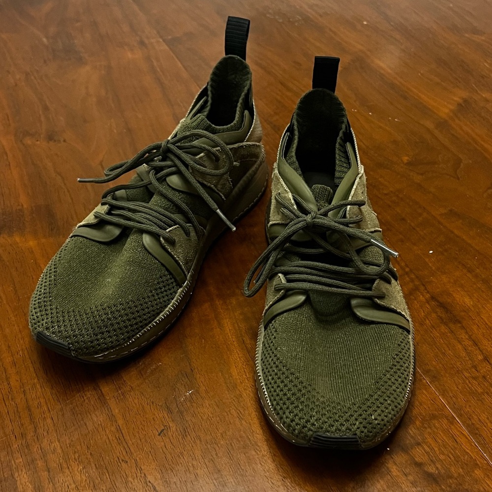 Puma Olive Green Athletic Shoes